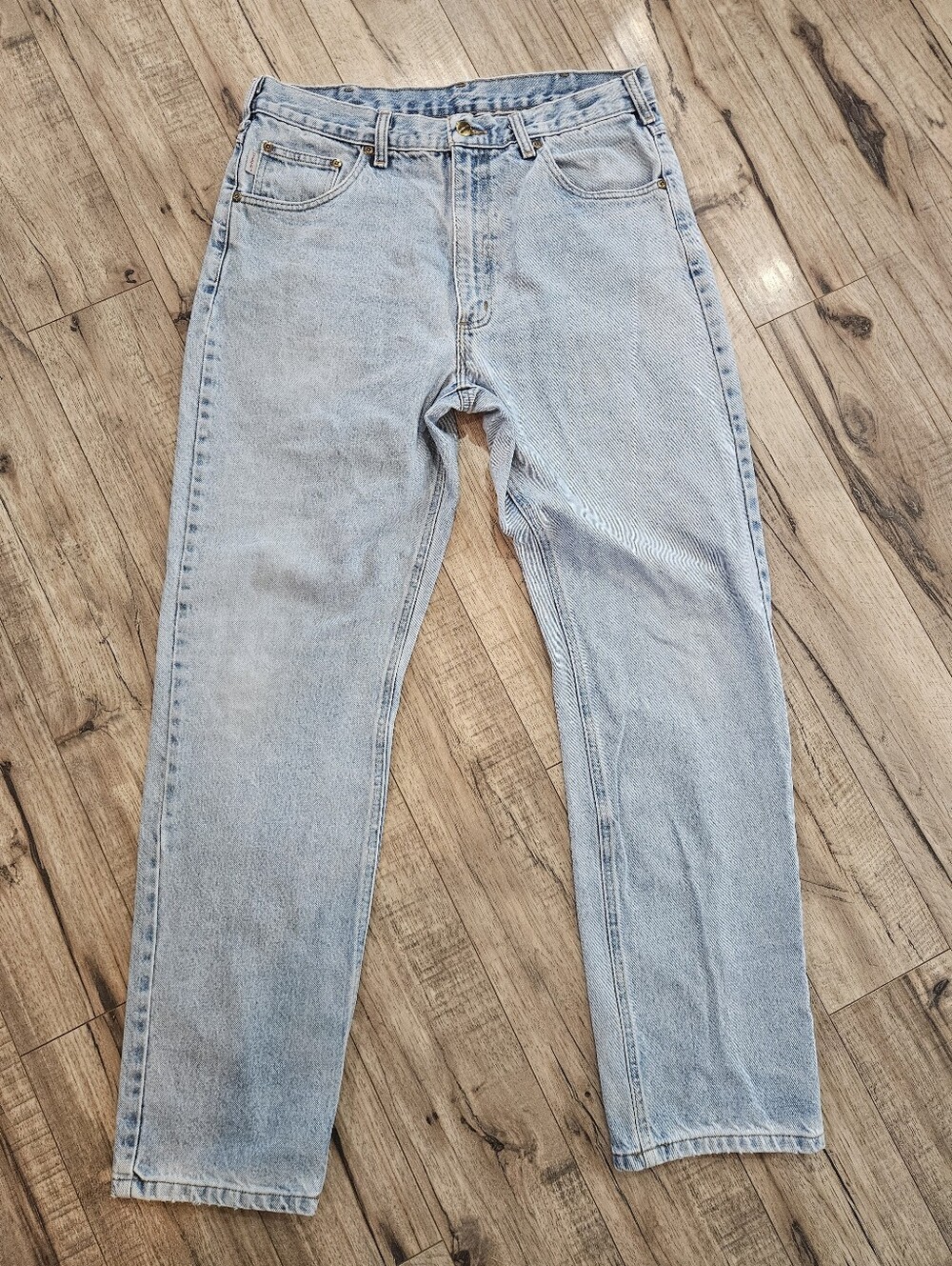 CARHARTT Men 36x32 Regular Fit Jeans B18-STW Straight Traditional Fit Blue